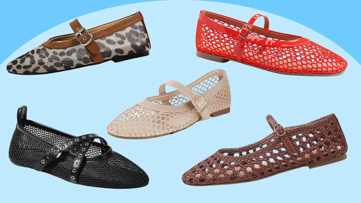 【PORTERNA】Mojo mesh flat shoes PORTERNA】Mojo mesh flat shoes