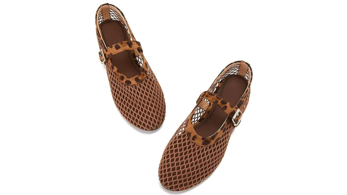 【PORTERNA】Mojo mesh flat shoes PORTERNA】Mojo mesh flat shoes