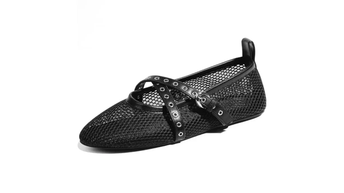 【PORTERNA】Mojo mesh flat shoes PORTERNA】Mojo mesh flat shoes